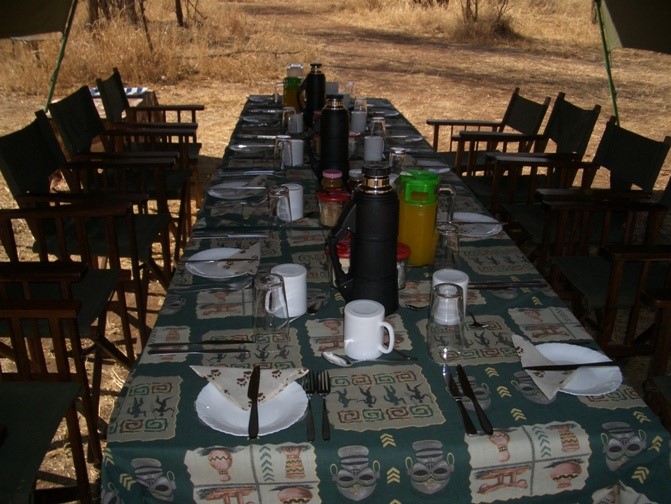 Mess Tent Lay Out